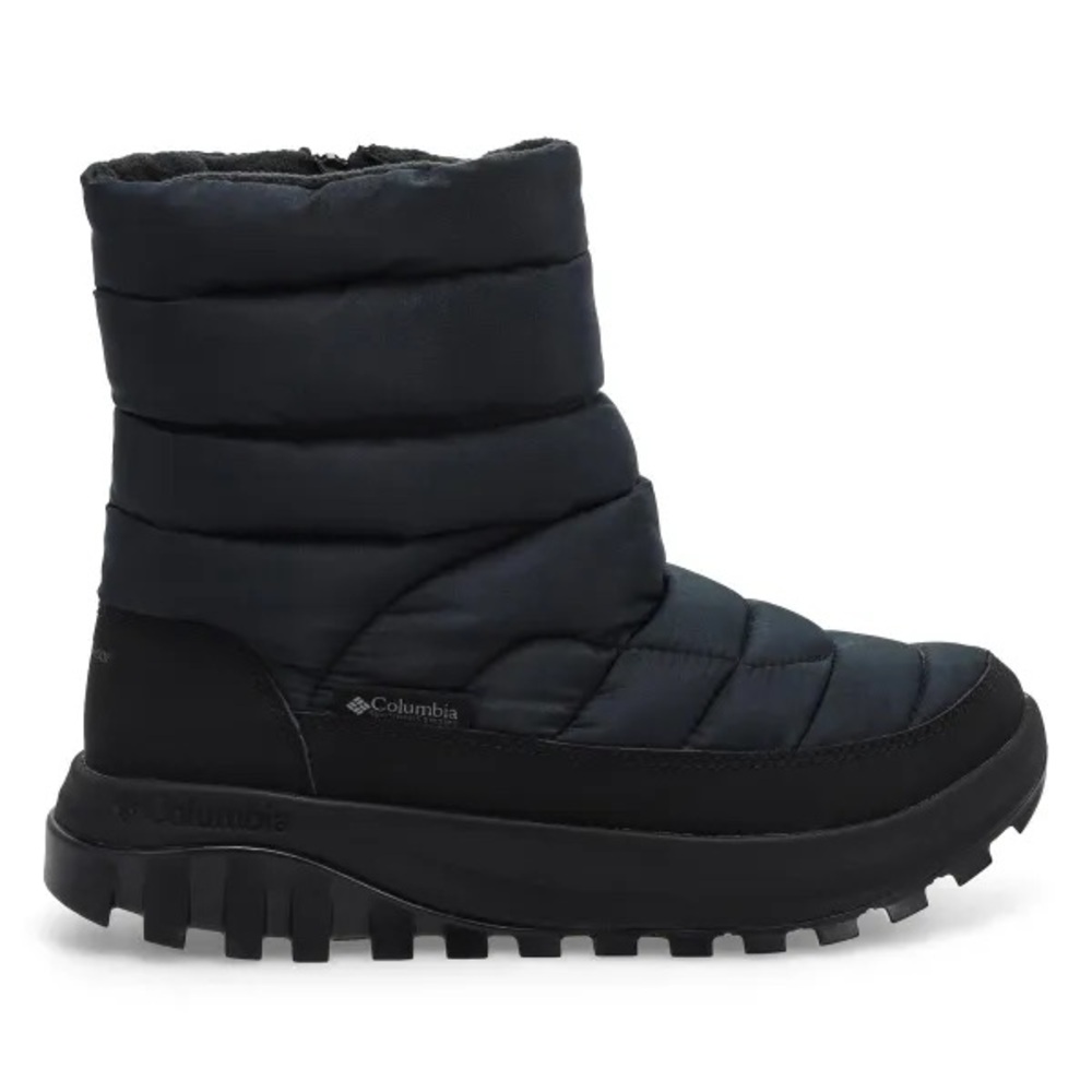 Columbia Black SNOWTROT MID Women Ankle Snow Boots - Size 6